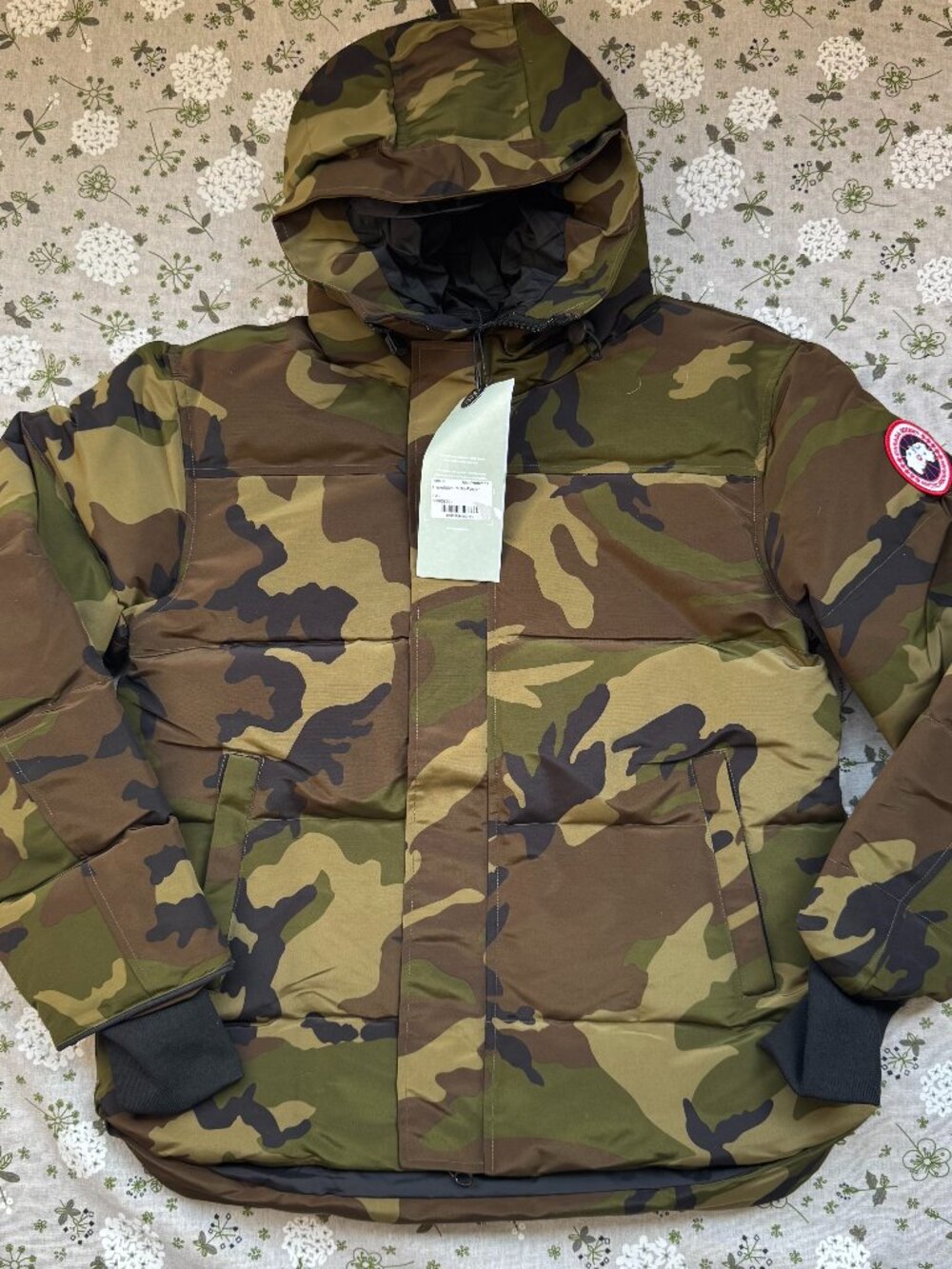 Canada Goose Green Macmillan Parka (Camouflage Down Jacket)